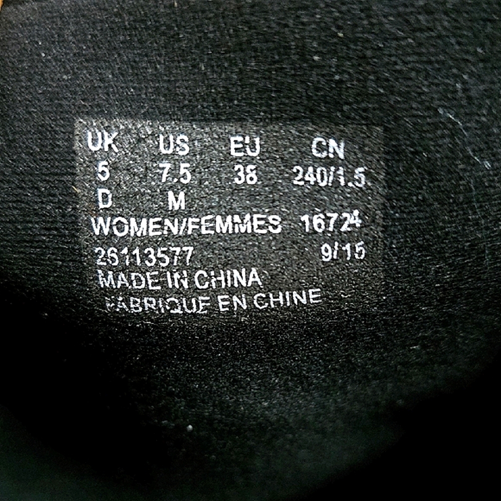 Clarks Black Ankle Boots with Buckle Details - Picture 8 of 9